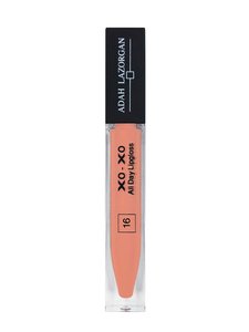Find perfect skin tone shades online matching to 16, XOXO All Day Lipgloss by Adah Lazorgan.