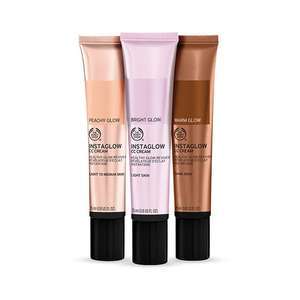 Find perfect skin tone shades online matching to Peachy Glow, Instaglow CC Cream by The Body Shop.