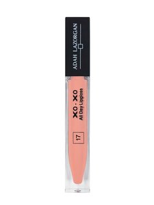 Find perfect skin tone shades online matching to 17, XOXO All Day Lipgloss by Adah Lazorgan.