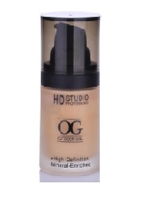 Find perfect skin tone shades online matching to 03, HD Studio Photogenic Foundation by Outdoor Girl Cosmetics.