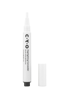 Find perfect skin tone shades online matching to Fair, Brush With Brilliance Highlighting Concealer by CYO Cosmetics.