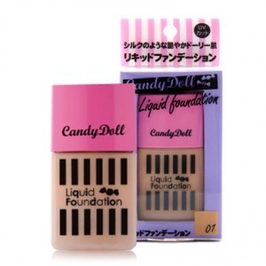 Find perfect skin tone shades online matching to 02, Liquid Foundation by Candy Doll.