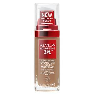 Find perfect skin tone shades online matching to Bare Buff 010, Age Defying 3X Foundation by Revlon.