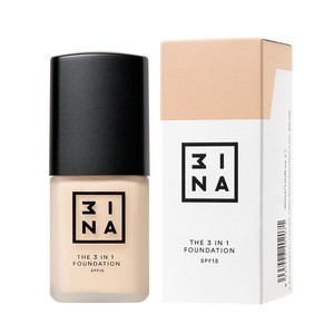 Find perfect skin tone shades online matching to 203, The 3in1 Foundation by 3INA.