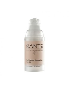 Find perfect skin tone shades online matching to Porcelain 01, Soft Cream Foundation by Sante Naturkosmetik.