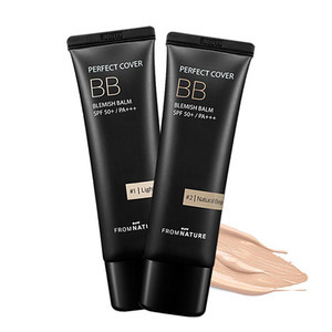 Find perfect skin tone shades online matching to No. 02 Natural Beige, Perfect Cover BB Blemish Balm by From Nature.