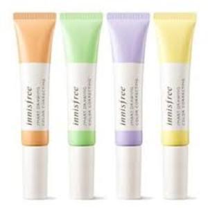 Find perfect skin tone shades online matching to 01 Apricot Peach, Smart Drawing Color Correcting by Innisfree.