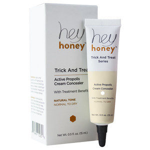 Find perfect skin tone shades online matching to Light to Medium Tone, Trick and Treat Active Propolis Cream Concealer by Hey Honey.