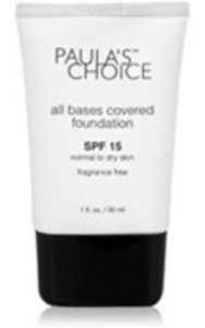 Find perfect skin tone shades online matching to nude, All Bases Covered Foundation SPF 15 by Paula's Choice.