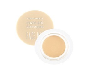 Find perfect skin tone shades online matching to 1 Light Beige, Face Mix Cover Pot Concealer by Tony Moly Cosmetics.