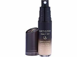 Find perfect skin tone shades online matching to L1W1 Buff, Exact Fit Longwearing Foundation by Artistry.