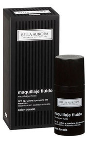 Find perfect skin tone shades online matching to Gold / Dorado, Fluid Makeup /  Maquillaje fluido SPF12 by Bella Aurora.